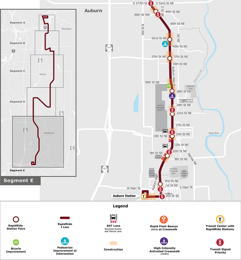 Construction segment E