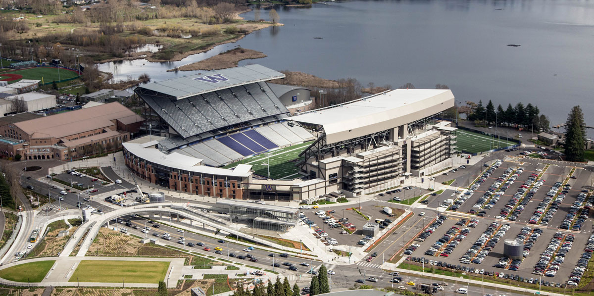 Husky Stadium at the University of Washington