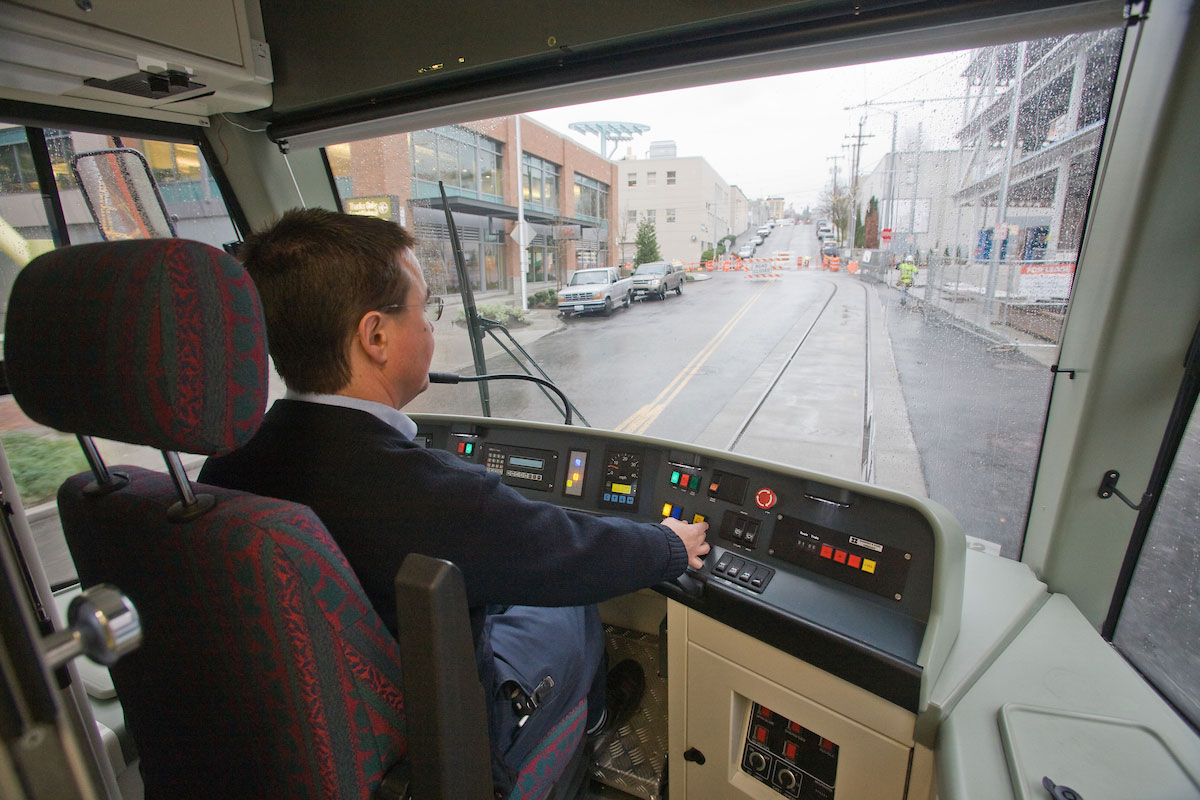 The South Lake Union Line travels between South Lake Union and Downtown Seattle