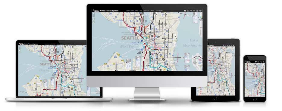 System map viewer on various devices