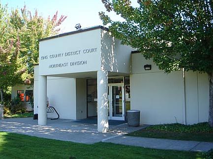 Photo of the front of the Northeast District Court.
