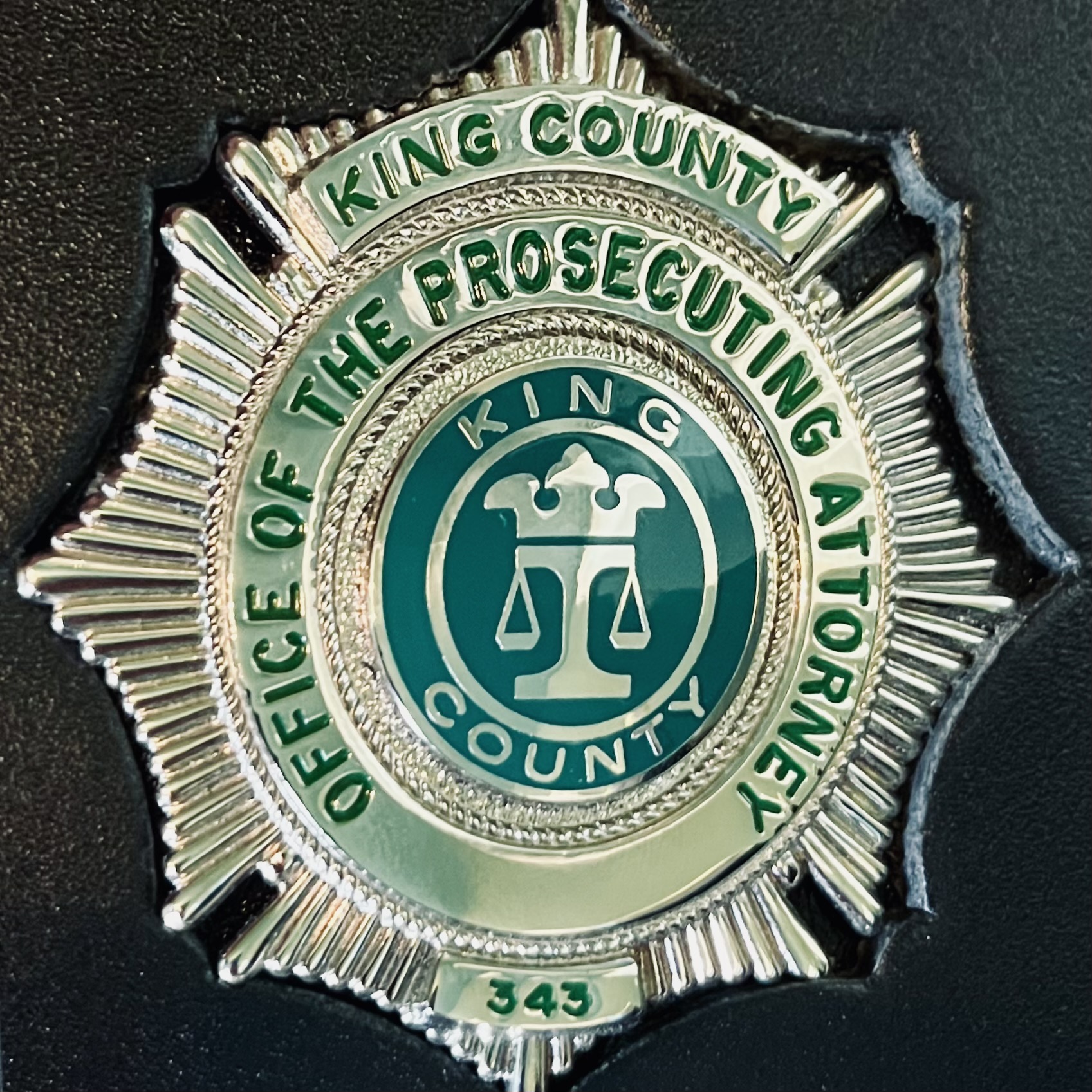 King County Prosecuting Attorney's badge