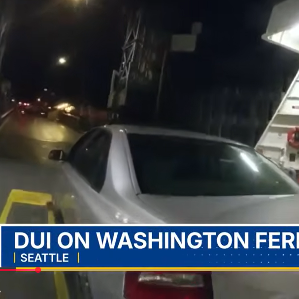 DUI arrest on ferry