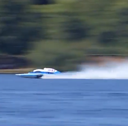 Hydroplane racing across Lake Washington during Seafair 2026