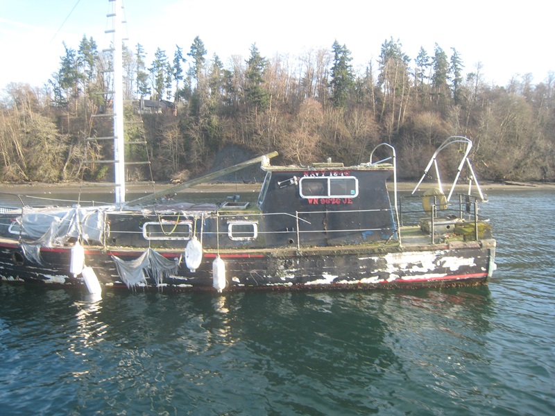 Derelict boat
