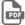 Icon of Adobe PDF document - grey