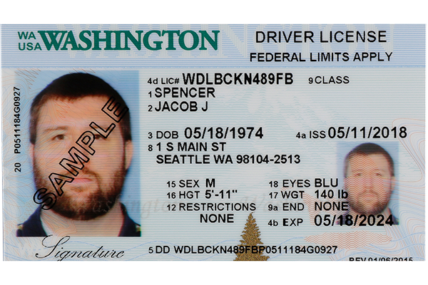 Washington state license