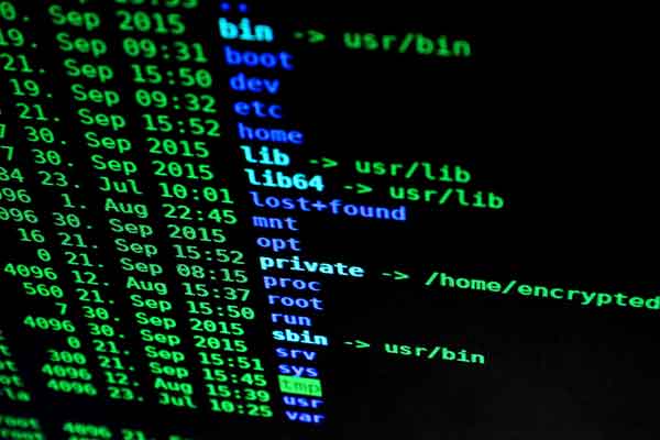 Code on a computer monitor