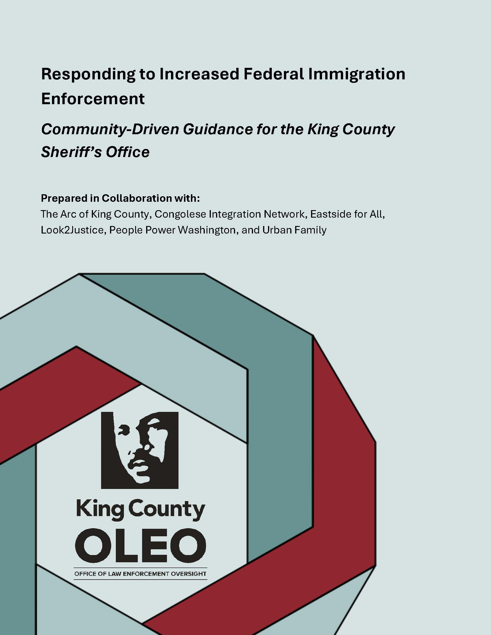 Responding to Increased Federal Immigration Enforcement report cover page