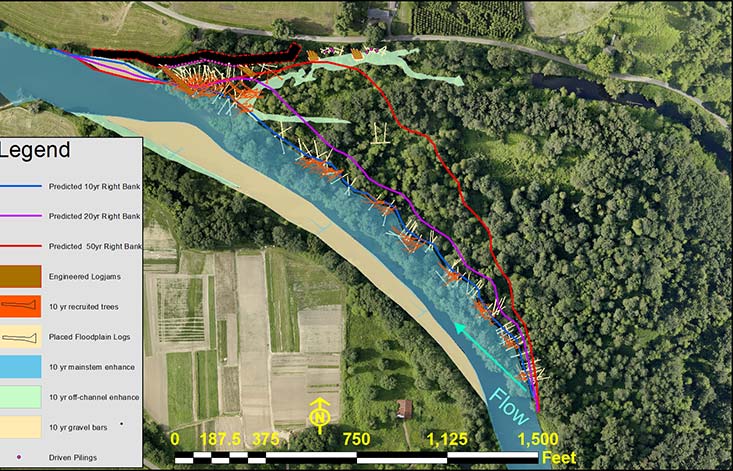 Upper Carlson Levee Project aerial photo: updated geomorphic response-small