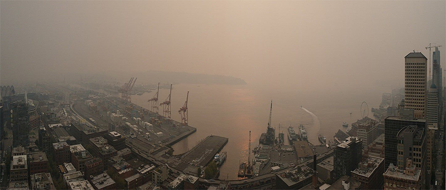 Seattle - Elliott Bay air pollution