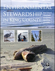 2009 DNRP Annual Report cover - Environmental Stewardship in King County