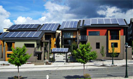 Zero-energy, carbon neutral townhouses in Issaquah