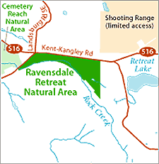 Ravensdale Retreat Location map