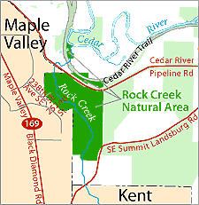Rock Creek Location map